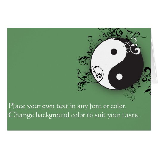 Yin-Yang with scrolling Cards (Front Horizontal)