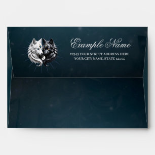 Yin Yang Wolves.  Envelope