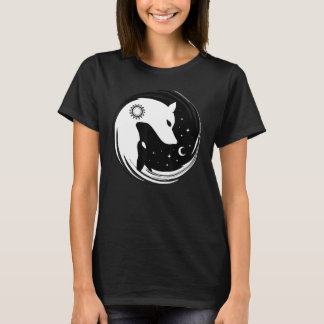 Yin Yang Wolves Gift Wolf T-Shirt