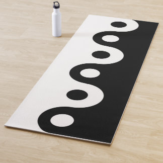 Yin yang yoga mat