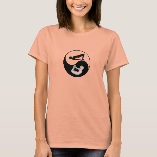 Yin-Yang Yoga T-Shirt (Front)
