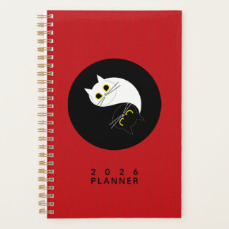 Yin Yang Zen Cat Planner