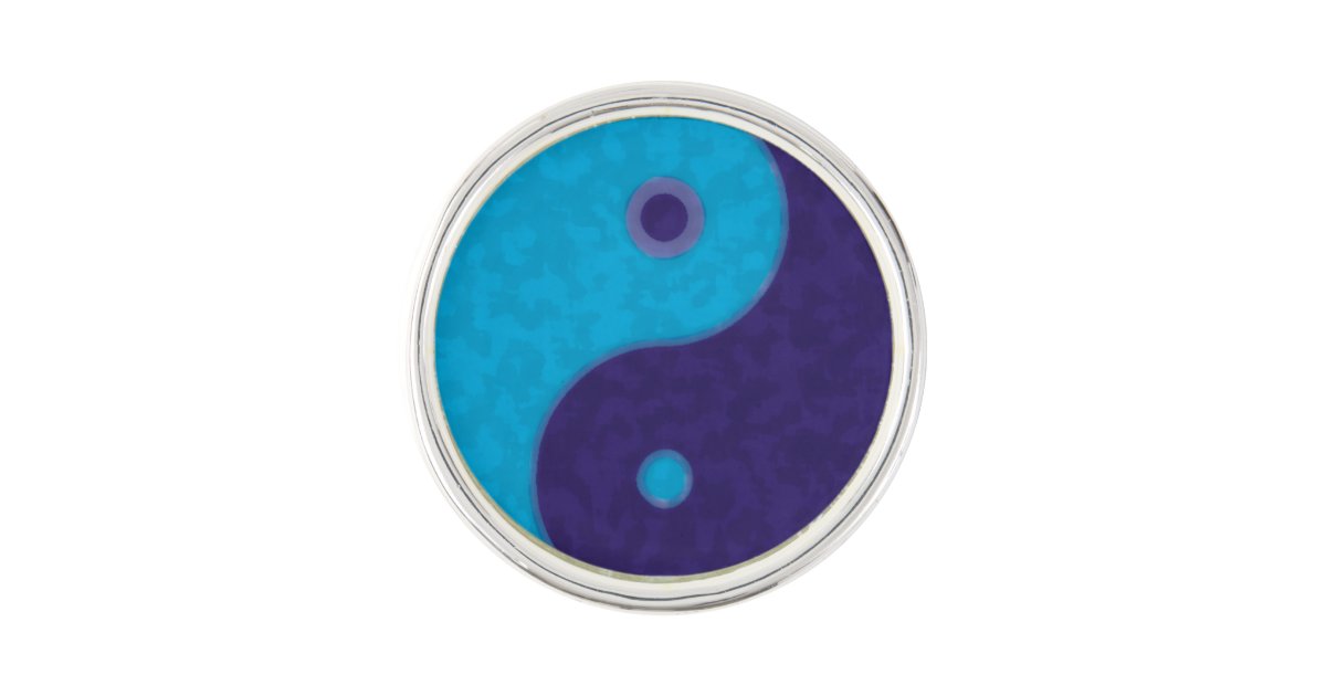 yin yang zen meditation symbol pin | Zazzle.com