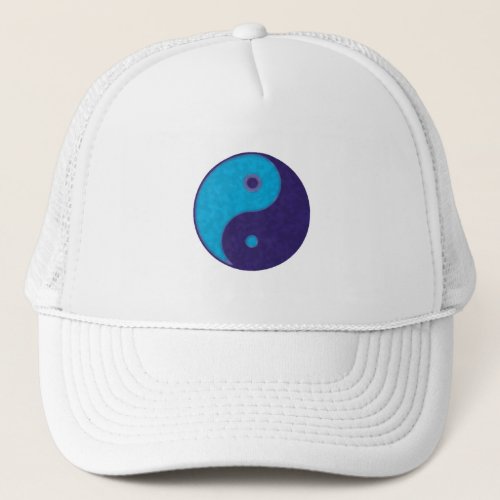 yin yang zen meditation tao trucker hat