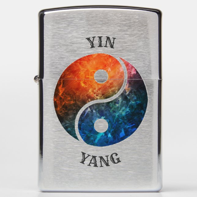 Yin Yang Zippo Lighter (Front)