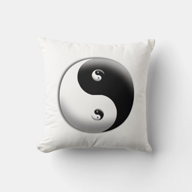 YIN YANGS THROW PILLOW (Front)