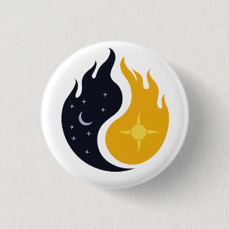 ying and yang button