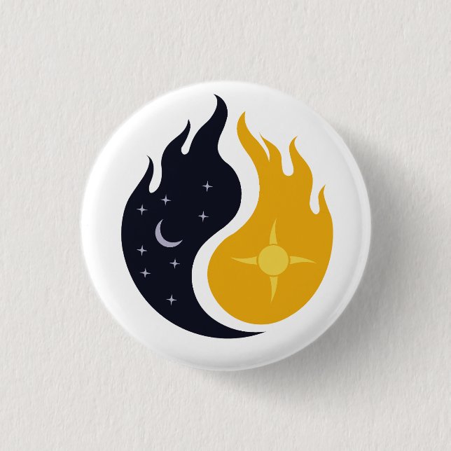ying and yang button (Front)