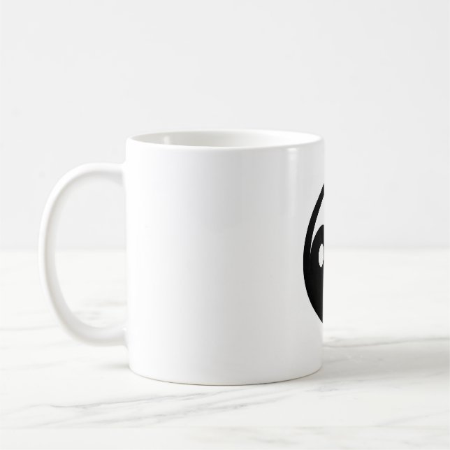 ying and yang coffee mug (Left)