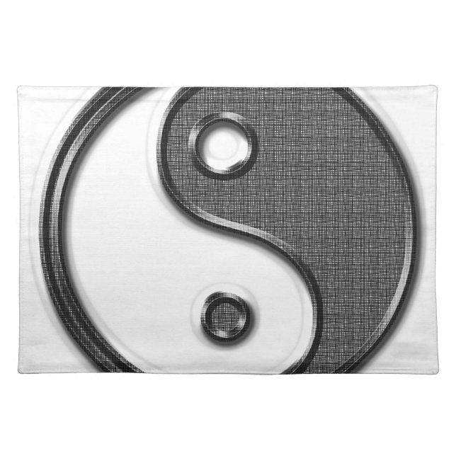 Ying Yang Cloth Placemat (Front)