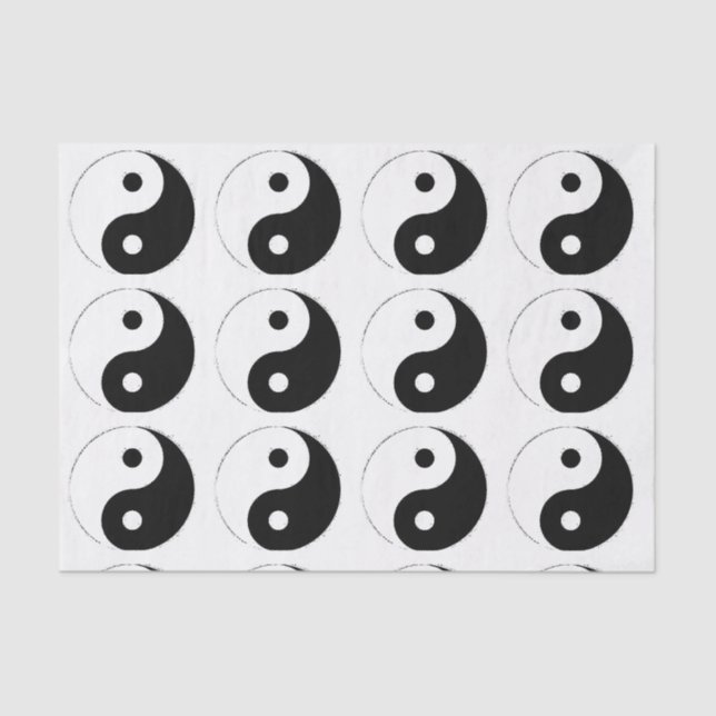 Ying Yang Gift Wrap Tissue Tissue Paper (Front)