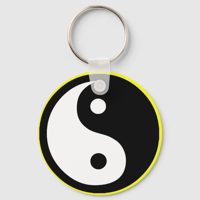 ying yang keychain (Front)
