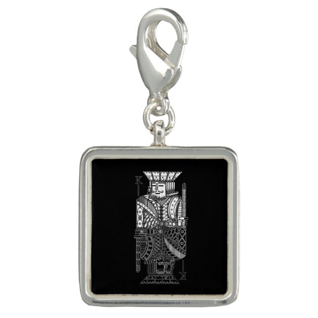 Ying Yang King Charm (Front)