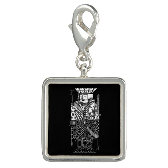 Ying Yang King Charm (Front)