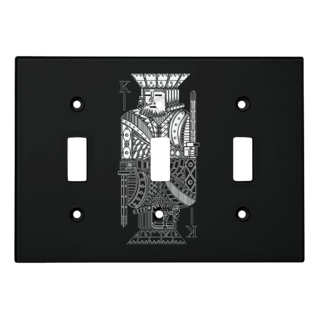 Ying Yang King Light Switch Cover (Front)