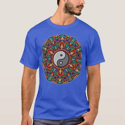 Ying Yang Mandala T_Shirt