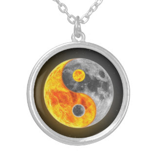 Ying-Yang Silver Plated Necklace