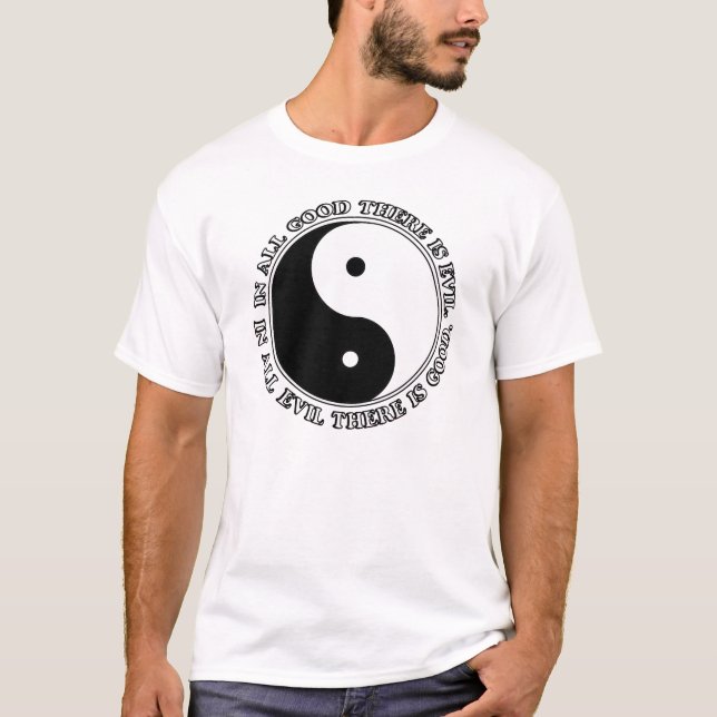Ying & Yang T Shirt. T-Shirt (Front)