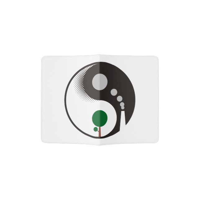 Ying Yang Threatened Environment Passport Holder (Opened)