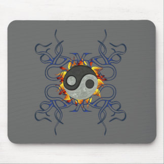 Ying Yang Tribal Mouse Pad