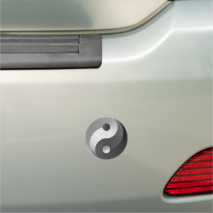 Ying Yang Universe Balance Car Magnet