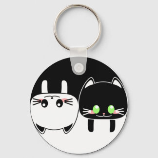 YingYang Cats Keychain
