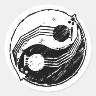 Yinjo Classic Round Sticker