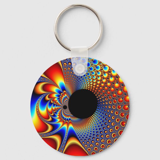 YinYang Big Bang - Fractal Keychain (Front)