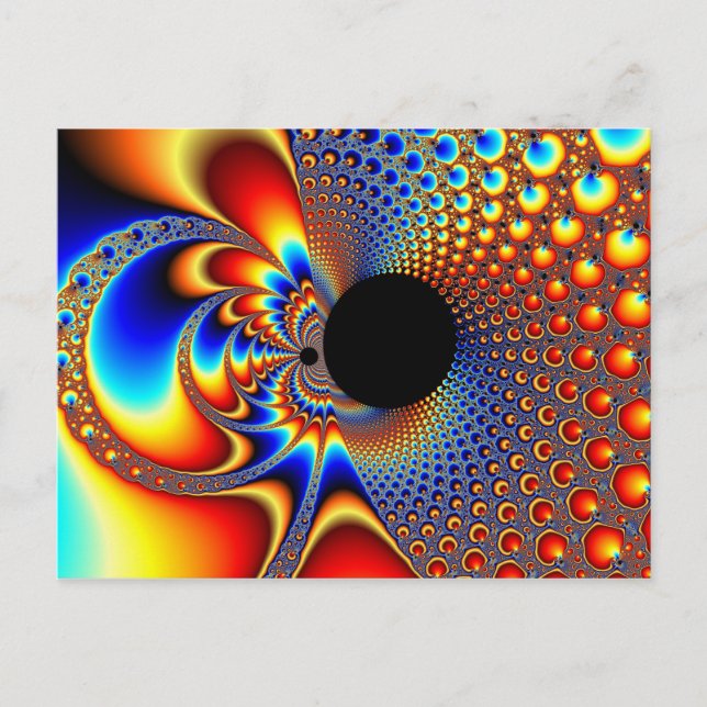 YinYang BigBang - Fractal Postcard (Front)