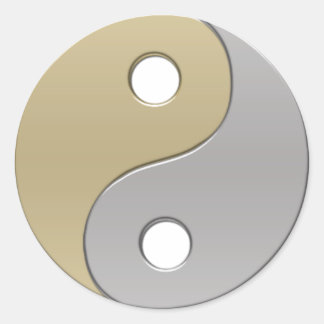 yinyang classic round sticker