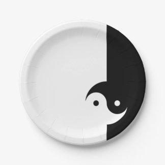 YinYang Paper Plates