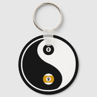 YinYang pool keychain