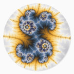 Yinyang Twister - Fractal Classic Round Sticker