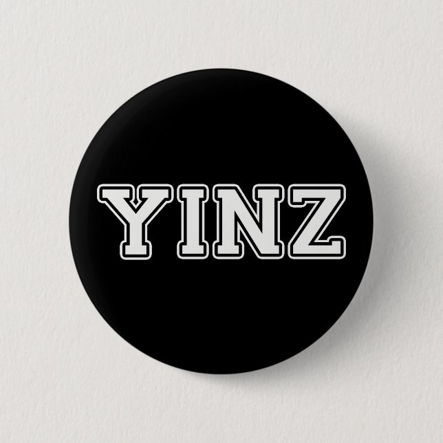 Yinz Button (Front)