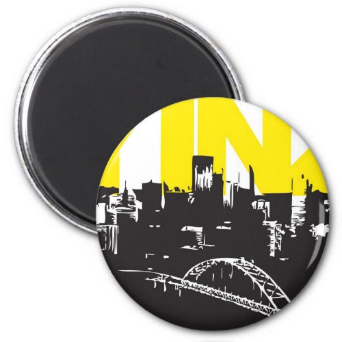Yinz Pittsburgh Magnet