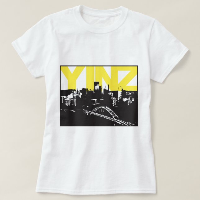 Yinz Pittsburgh T-Shirt (Design Front)