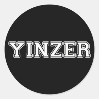 Yinzer Classic Round Sticker