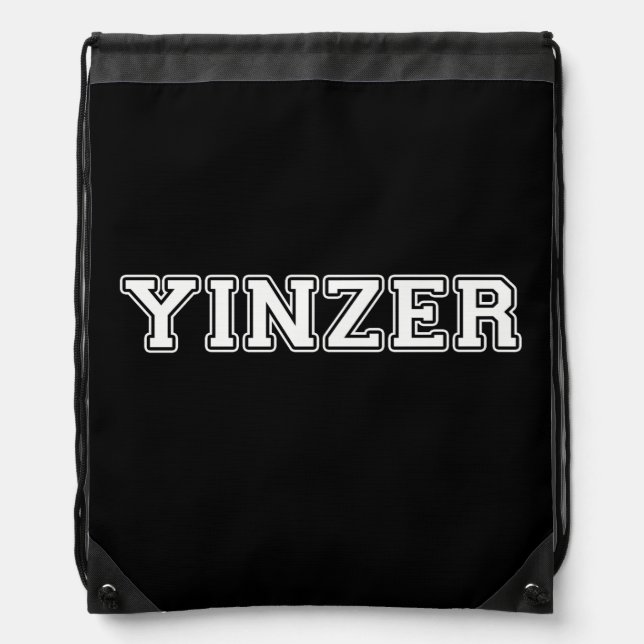Yinzer Drawstring Bag (Front)