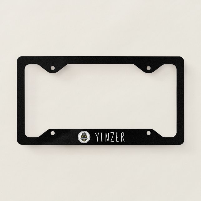 Yinzer License Plate Frame (Front)