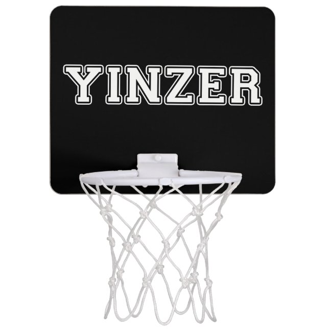 Yinzer Mini Basketball Hoop (Front)