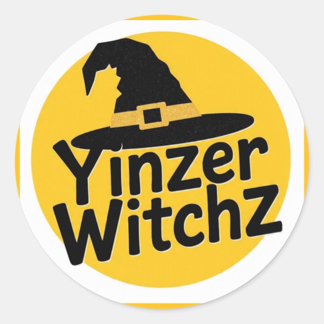 YinzerWitchz  Classic Round Sticker (Front)