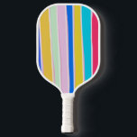 Yipes Stripes Paddleball Paddle<br><div class="desc">Add a bold pop of style to your game with this eye-catching striped paddle. Featuring sleek, modern stripes in a dynamic mix of colors, think sporty, fresh and full of energy.</div>