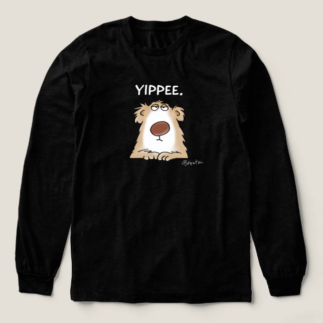 YIPPEE BEAR Sandra Boynton Tri-Blend Shirt (Design Front)