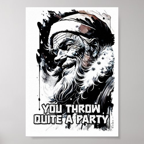 Yippee Ki Yay Funny Christmas Quote Pop Culture Poster