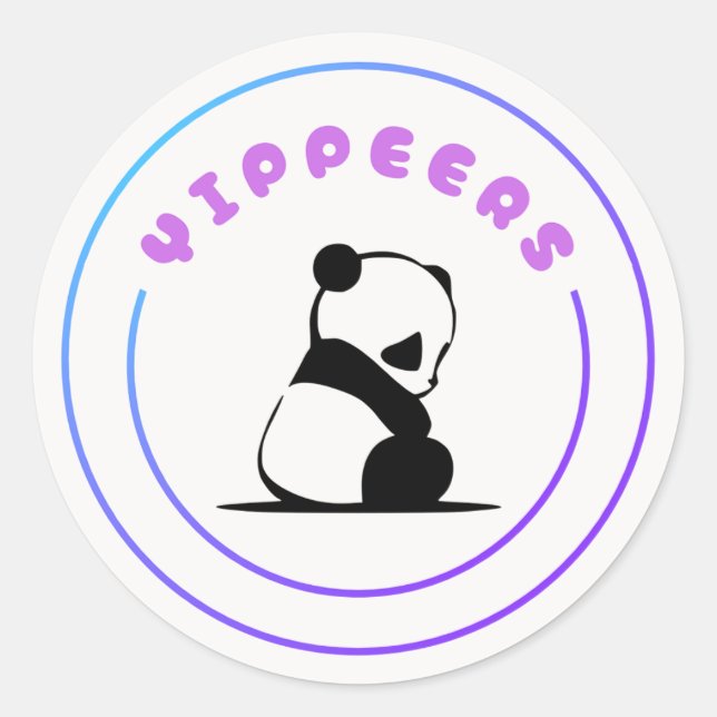 Yippeers Logo Sticker (Front)