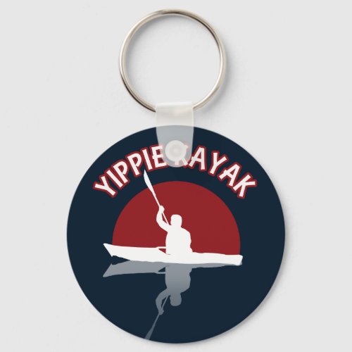 Yippie Kayak Keychain