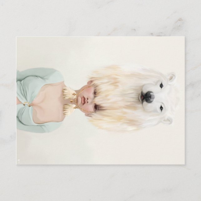 yips beargirl postcard (Front)