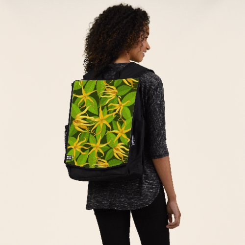 Ylang Ylang Exotic Scented Flowers Backpack