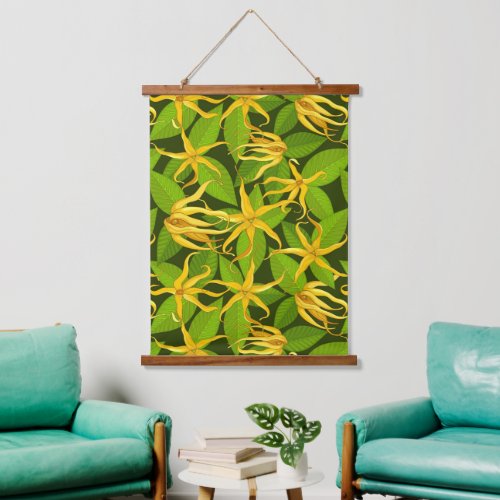Ylang Ylang Exotic Scented Flowers Hanging Tapestry