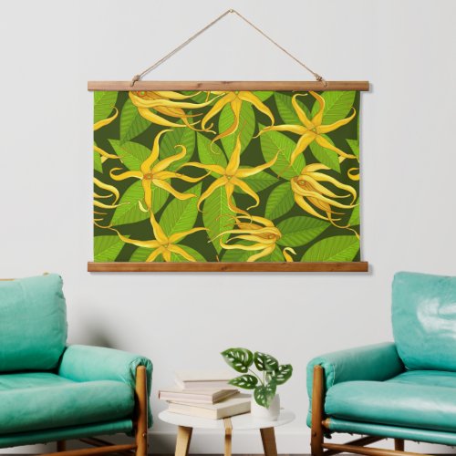 Ylang Ylang Exotic Scented Flowers Hanging Tapestry